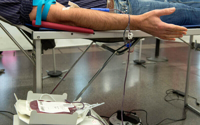 Donante sangre rara