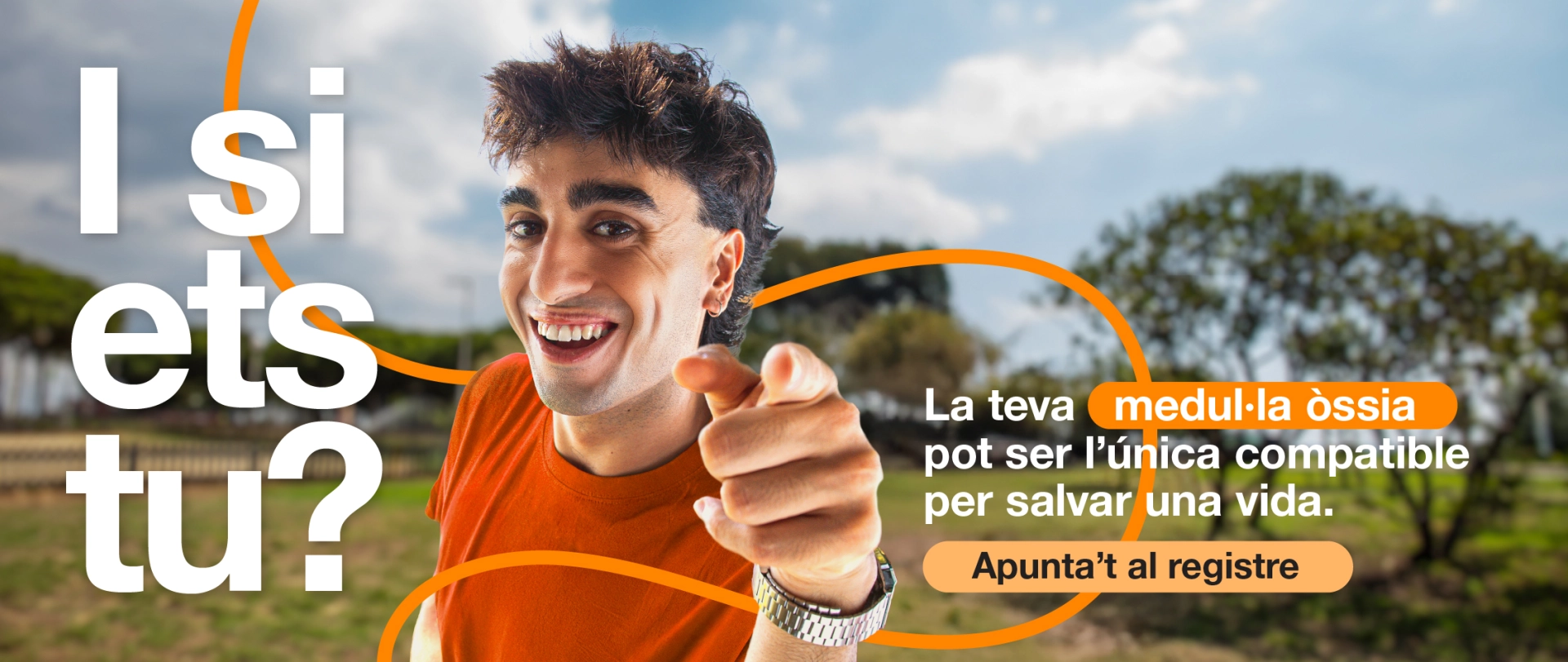 I si ets tu? la teva medul·la òssia pot ser l'única compatible per salvar una vida. Apunta't al registre.