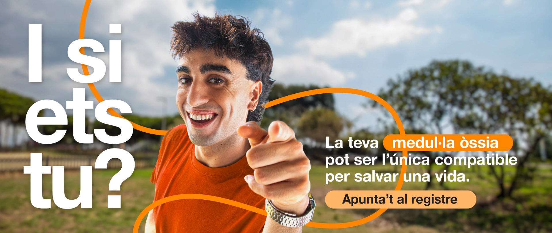 I si ets tu? la teva medul·la òssia pot ser l'única compatible per salvar una vida. Apunta't al registre.