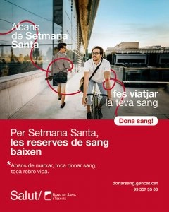 campanya donació de sang setmana santa