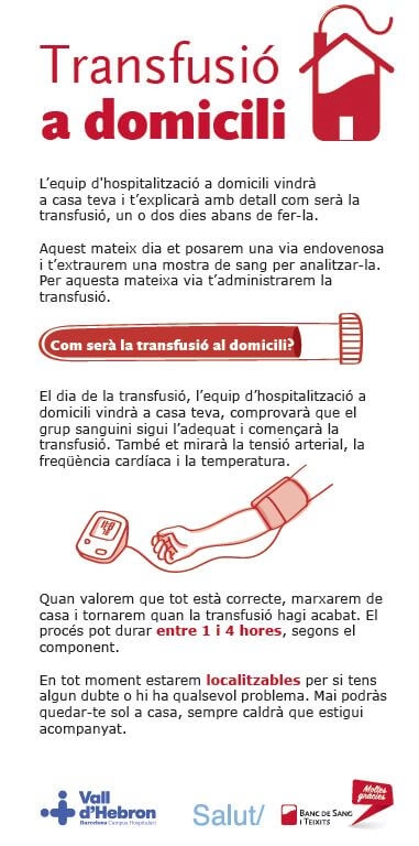 transfusió a domicili