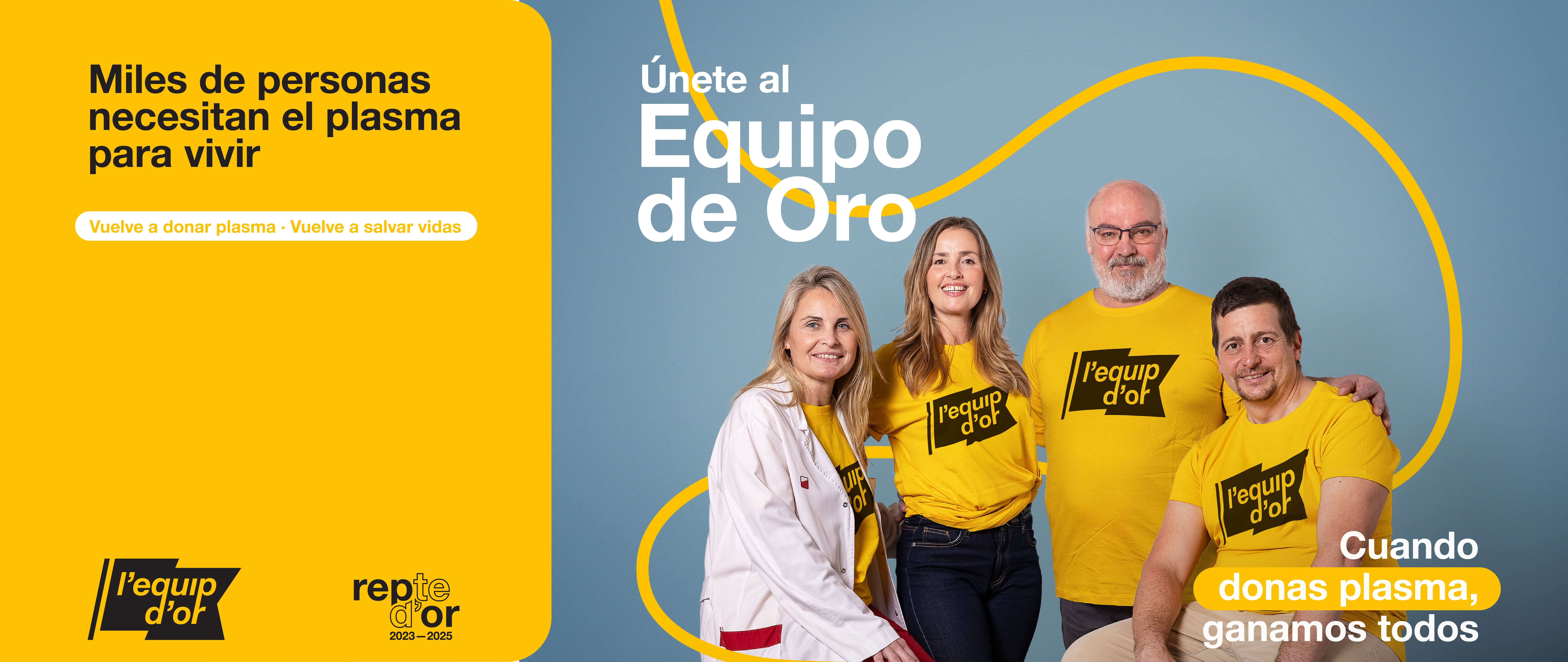 Únete al equipo oro